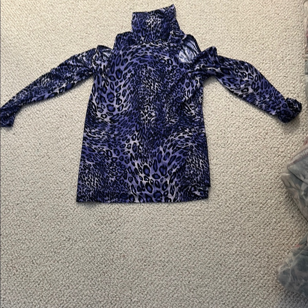 Animal print blouse